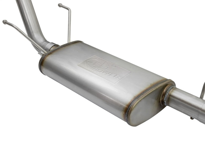 aFe MACH Force XP Cat-Back Stainless Steel Exhaust Syst w/Polished Tip Toyota Tacoma 05-12 L4-2.7L - eliteracefab.com