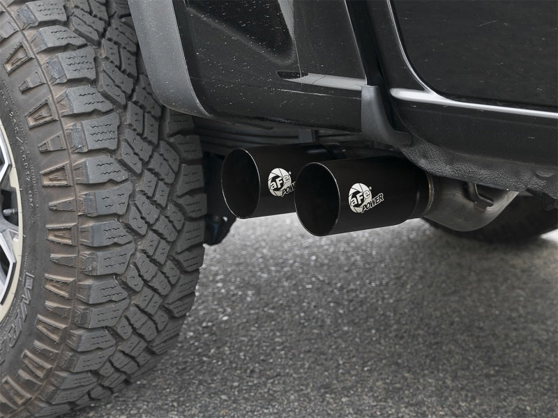 aFe MACH Force-Xp 3in 409 SS Cat-Back Exhaust w/ Black Tips 17-18 GM Colorado/Canyon V6-3.6L - eliteracefab.com