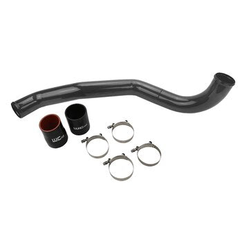 Wehrli 17-19 Chevrolet 6.6L L5P Duramax Passenger Side 3.5in Intercooler Pipe - WCFab Grey - eliteracefab.com