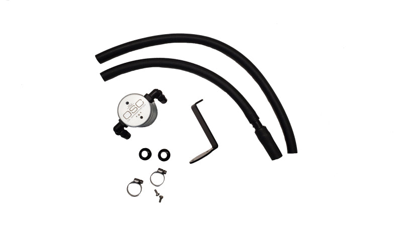 J&L 14-22 Mazda CX5 2.5L Non-turbo Driver Side 3.0 Oil Separator Kit - Clear Anodized J&L
