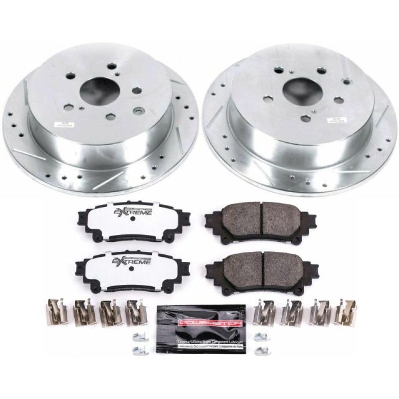 Power Stop 10-15 Lexus RX350 Rear Z36 Truck & Tow Brake Kit - eliteracefab.com