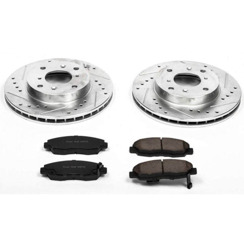 Power Stop 98-99 Acura CL Front Z23 Evolution Sport Brake Kit - eliteracefab.com