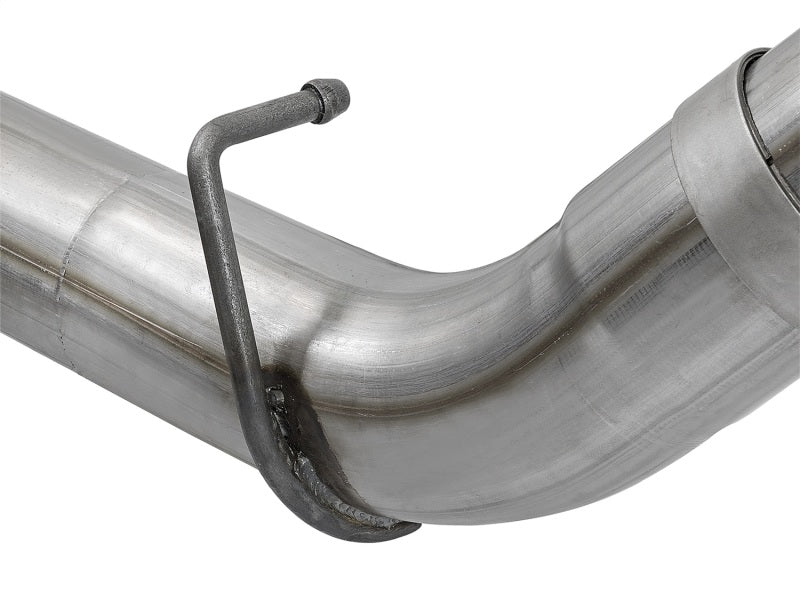 aFe Victory Series 4in 409-SS DPF-Back Exhaust w/ Dual Polished Tips 2017 GM Duramax V8-6.6L(td) L5P aFe