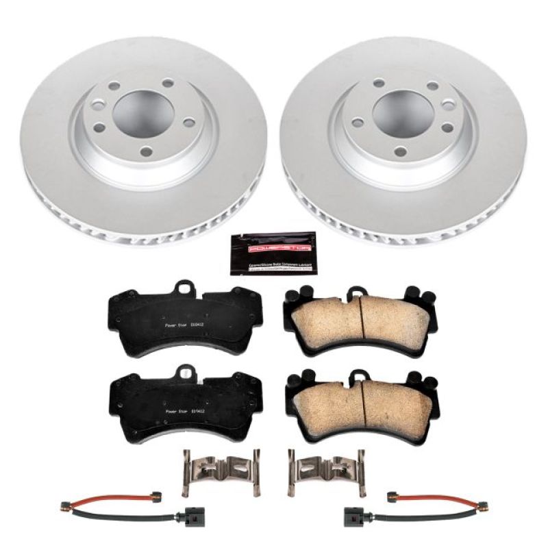 Power Stop 07-15 Audi Q7 Front Z23 Evolution Sport Coated Brake Kit PowerStop