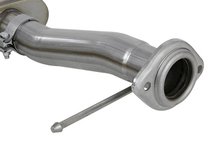 aFe Rebel Series 3in. to 2.5in. 409 SS C/B Exhaust 11-14 Ford F-150 V6-3.5L (tt) - Polished Tip aFe