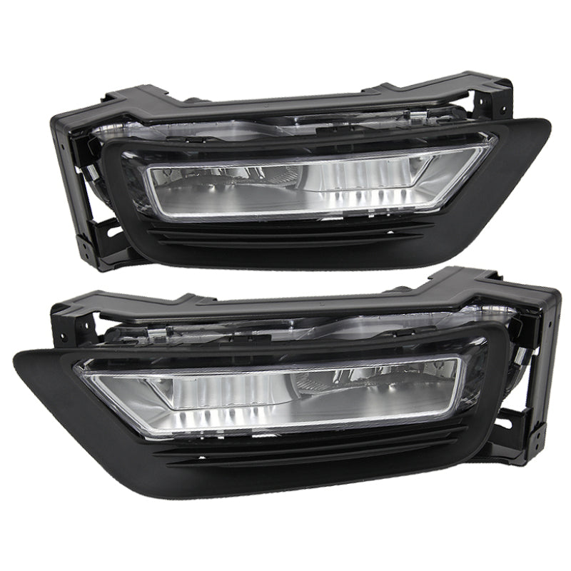 Spyder Honda Accord 2013-2015 4Dr OEM Fog Lights W/Switch- Clear FL-HA2013-4D-C - eliteracefab.com