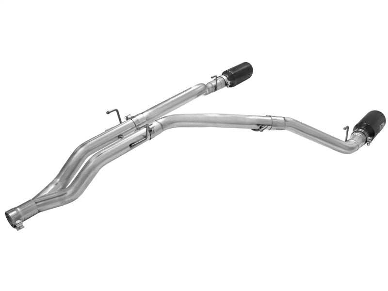 aFe MACHForce XP DPF-Back Exhaust 3in SS w/ 6in Black Tips 2014 Dodge Ram 1500 V6 3.0L EcoDiesel aFe