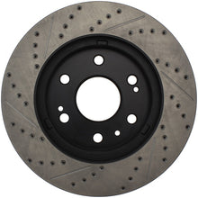 Load image into Gallery viewer, STOPTECH 05-10 GMC SIERRA 1500 (W REAR DRUM) / 07-09 GMC YUKON FRONT LEFT SLOTTED &amp; DRILLED ROTOR, 127.66057L - eliteracefab.com