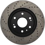 STOPTECH 05-10 GMC SIERRA 1500 (W REAR DRUM) / 07-09 GMC YUKON FRONT LEFT SLOTTED & DRILLED ROTOR, 127.66057L