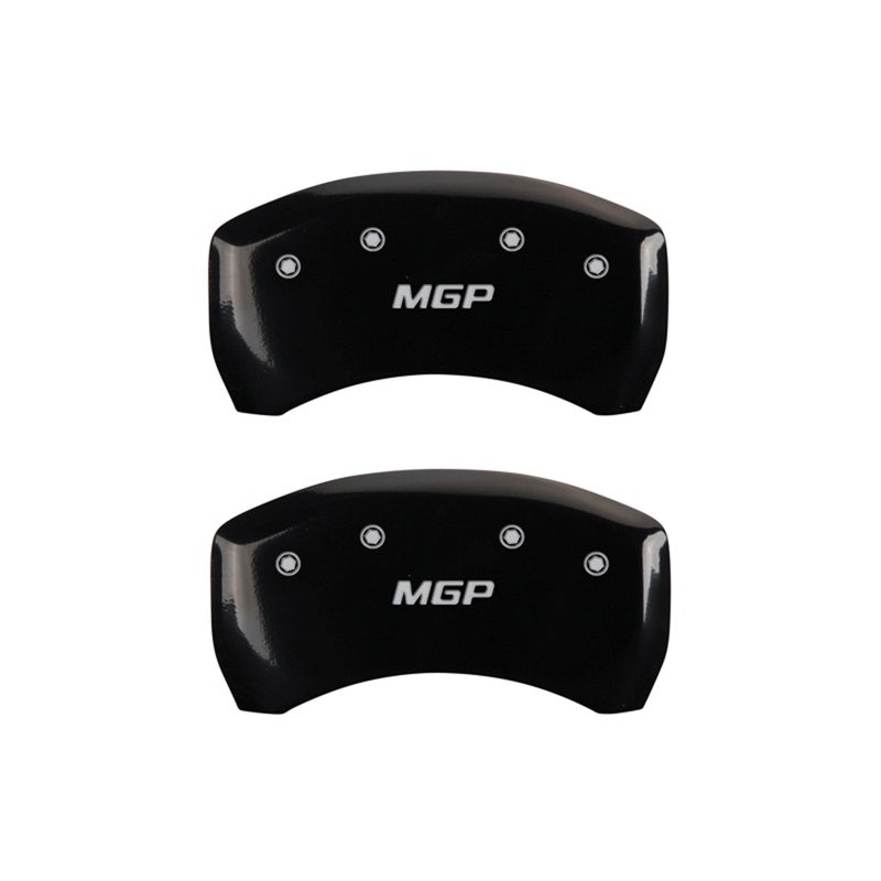 MGP Rear set 2 Caliper Covers Engraved Rear MGP Black finish silver ch MGP