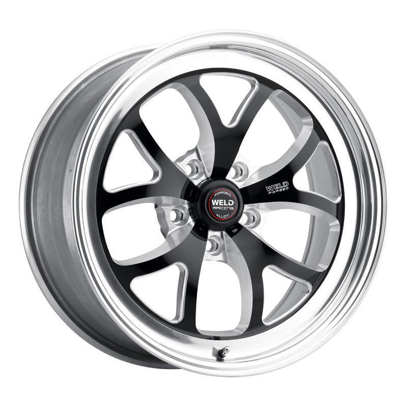 Weld S76 15x8 / 5x4.5 BP / 6.5in. BS Black Wheel (Low Pad) - Non-Beadlock