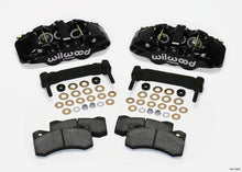 Load image into Gallery viewer, Wilwood AERO6 Front Caliper &amp; Bracket Kit - Black 97-13 C5/C6 Corvette w/ OEM HD/Z51 Rotors - eliteracefab.com