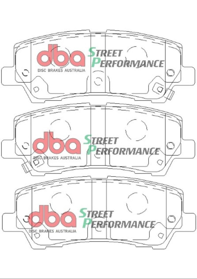 DBA Street Performance Rear Brake Pads - DB9022SP DBA