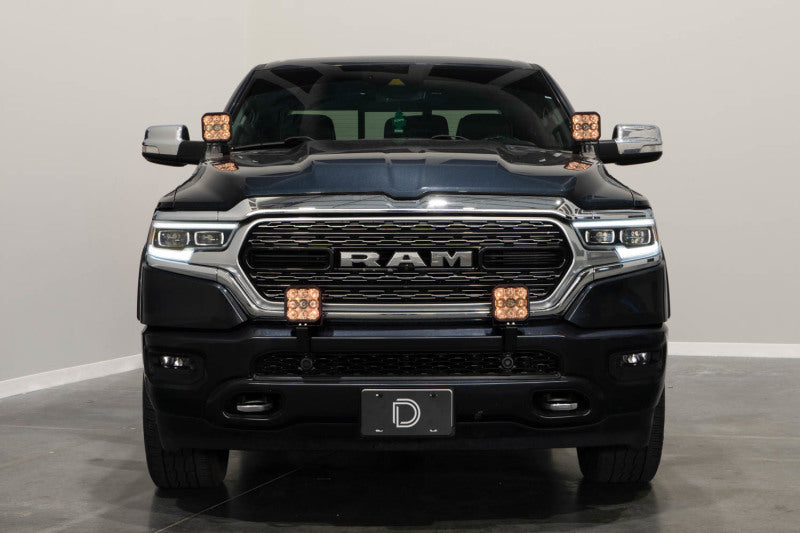 Diode Dynamics SS5 Bumper LED Pod Light Kit for 2019-Present Ram - Pro White Combo