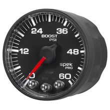 Load image into Gallery viewer, Autometer Spek-Pro 52.4mm 0-60 PSI Digital Stepper Motor Boost Gauge