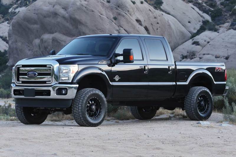 Fabtech 08-16 Ford F250/F350 4WD 4in Basic Sys w/Perf Shks - eliteracefab.com