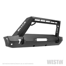 Load image into Gallery viewer, Westin 18-19 Jeep Wrangler JL Stubby Front Bumper - Textured Black - eliteracefab.com