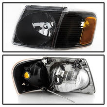 Load image into Gallery viewer, xTune 01-03 Ford Explorer Sport 4pc OEM Style Headlights w/Corner - Black (HD-JH-FEXP01-ST-BK) - eliteracefab.com