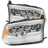 AlphaRex 880591 09-18 Dodge Ram 1500HD NOVA LED Projector Headlights Plank Style Design Chrome w/DRL