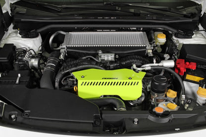 Perrin 2022+ Subaru WRX Pulley Cover - Neon Yellow - eliteracefab.com