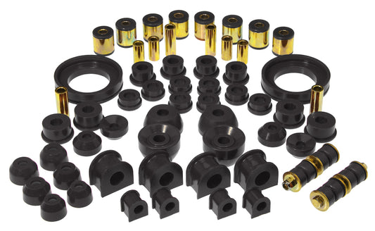 Prothane Total Vehicle Suspension Bushing Kit for 1990–1993 Honda Accord w/o Rear Upper C-Arm Bushings, Black – 8-2006-BL