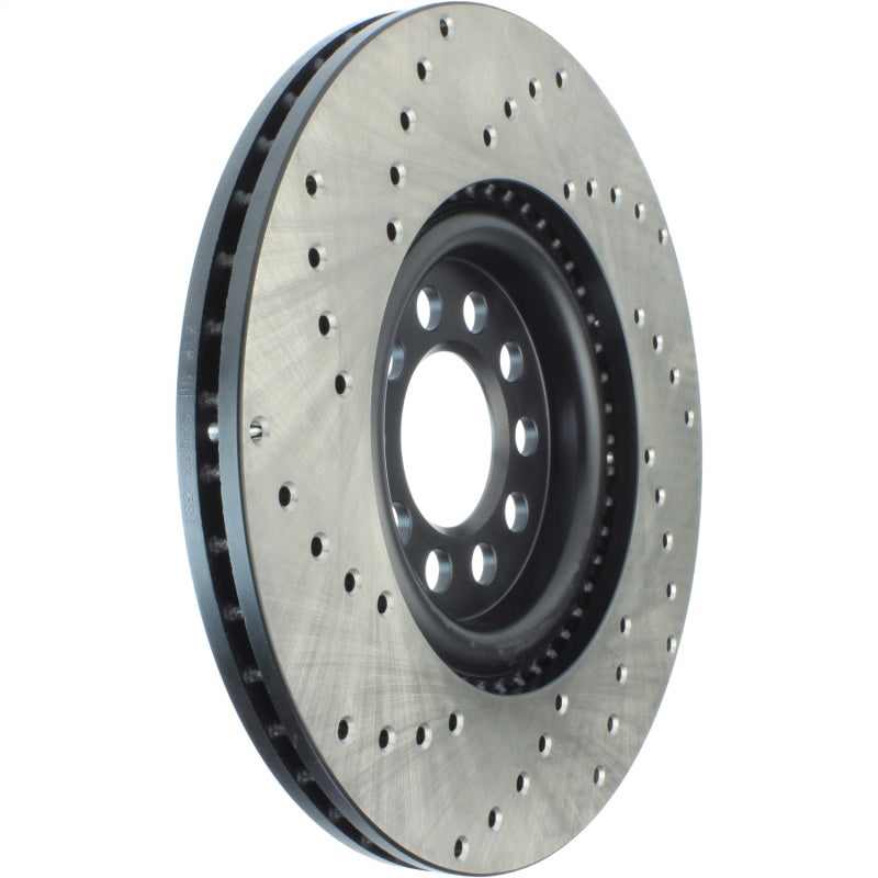 StopTech 00-06 Audi TT Quattro / 03/04-12/04 VW Jetta Left Front Drilled CRYO-STOP Rotor Stoptech