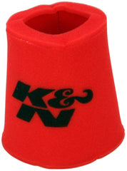 K&N Airforce PreCleaner Round Tapered Red Air Filter Foam Wrap 6in Base ID x 5in Top ID x 9in H - eliteracefab.com