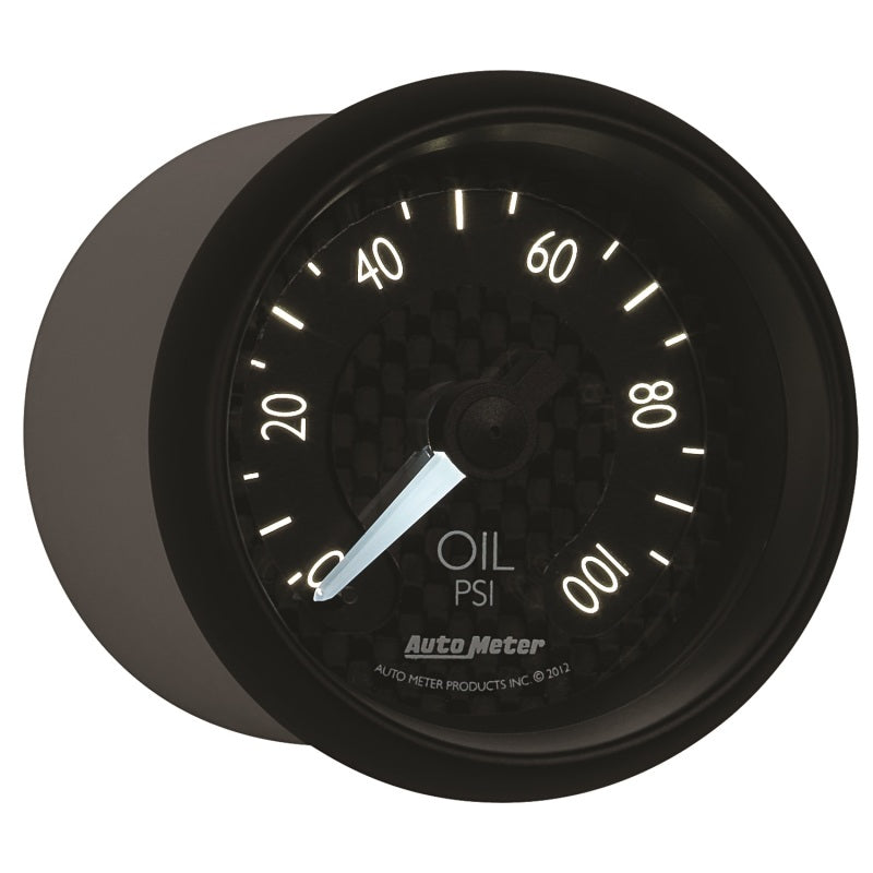 Autometer GT Series 52mm Mechanical 0-100 psi Oil Pressure Gauge 8021