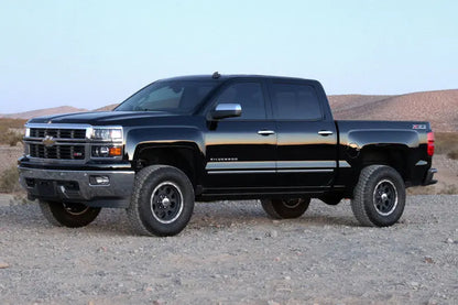 Fabtech 14-18 GM K1500 w/OE Alum. UCA 4in Uniball UCA System w/Rear Stealth Shocks Fabtech