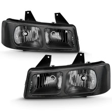 Load image into Gallery viewer, ANZO 2003-2017 Chevy Express Crystal Headlight Black - eliteracefab.com