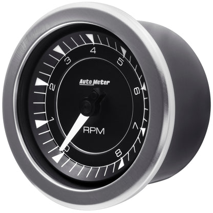 Autometer Chrono 3-3/8in 10k RPM In Dash Tachometer Gauge 8197