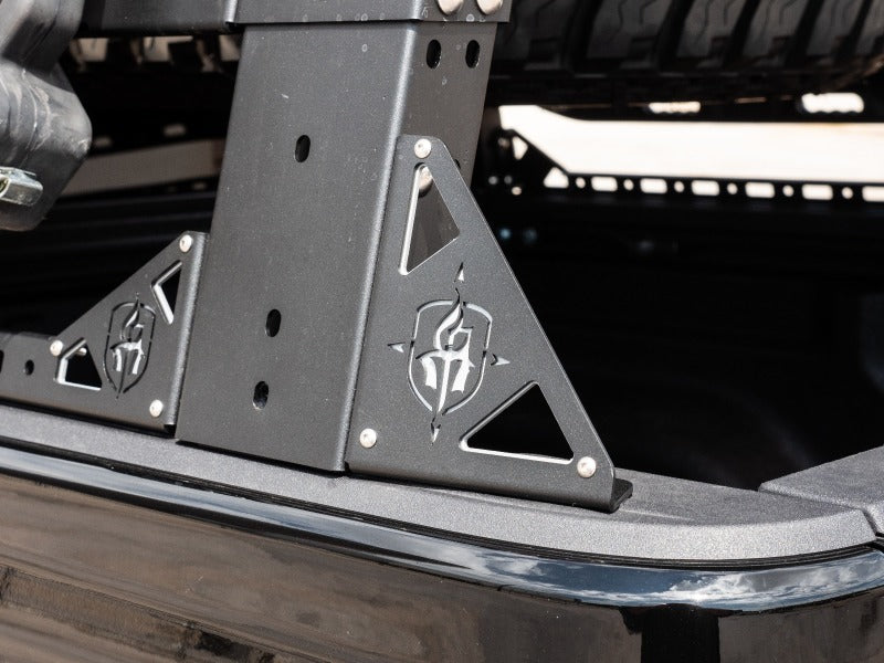 Road Armor 05-19 Toyota Tacoma TRECK Drill-Less Rack Base Mounting Bracket Kit - Tex Blk - eliteracefab.com