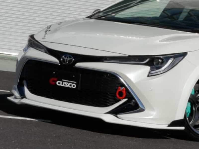 Cusco 19+ Toyota Corolla Hatchback Front Lip Spoiler (Primer/Unpainted) Cusco
