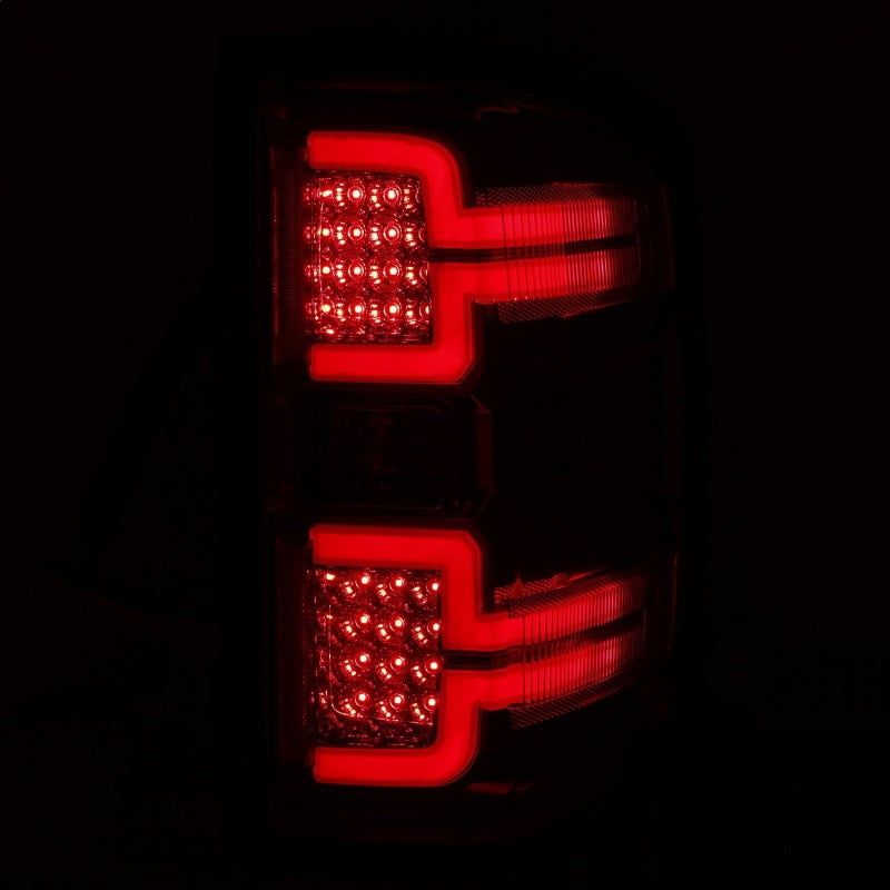 ANZO 2014-2018 Chevy Silverado 1500 LED Taillights Chrome - eliteracefab.com