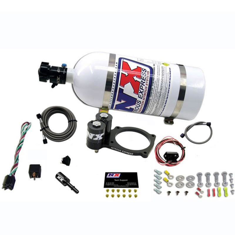 Nitrous Express Dodge Hellcat/Demon Nitrous Plate Kit w/10lb Bottle - eliteracefab.com