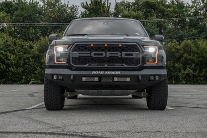 Road Armor 17-20 Ford Raptor Stealth Front Non-Winch Bumper - Tex Blk Road Armor