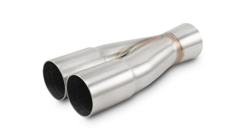 Vibrant Performance 2-1 Merge Collector, 1.50in Inlet ID x 2.00in, Outlet OD, 7.00in Overall Length, Header/Turbo Manifold Fabrication - Part 10364