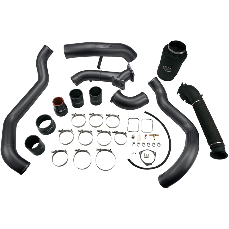 Wehrli 01-04 Chevrolet 6.6L LB7 Duramax High Flow Intake Bundle Kit - Gloss Black