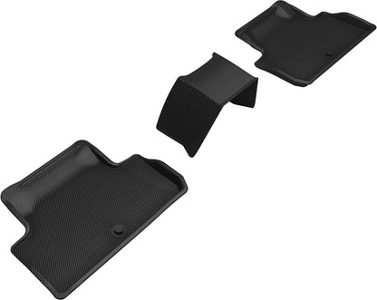 3D MAXpider L1GS00421509 2019-2023 Genesis G70 Kagu 2nd Row Floormats - Black