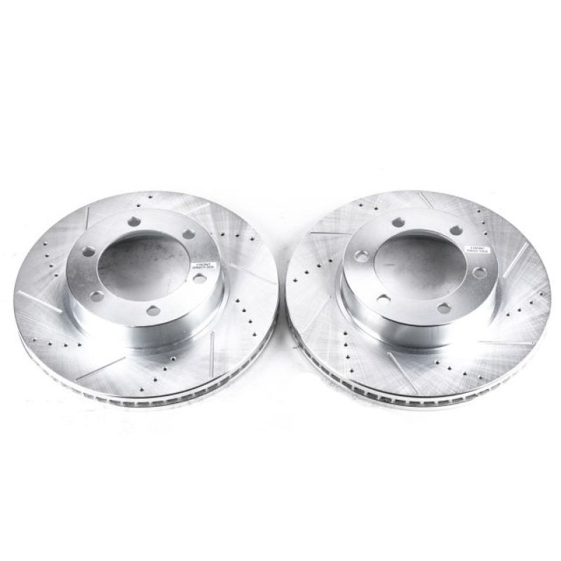 Power Stop 01-07 Toyota Sequoia Front Evolution Drilled & Slotted Rotors - Pair - eliteracefab.com