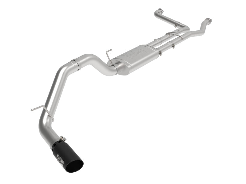 aFe MACHForce XP Exhausts Cat-Back SS-409 Nissan Titan XD 16-19 V8-5.6L - Black aFe