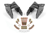 BMR 64-72 Chevy Chevelle Rear Control Arm Relocation Brackets - Black Hammertone