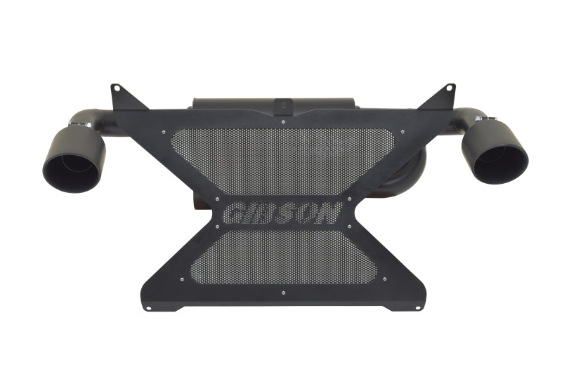 Gibson 17-20 Can-Am Maverick X3 Turbo Base 2.25in Dual Exhaust - Black Ceramic - eliteracefab.com