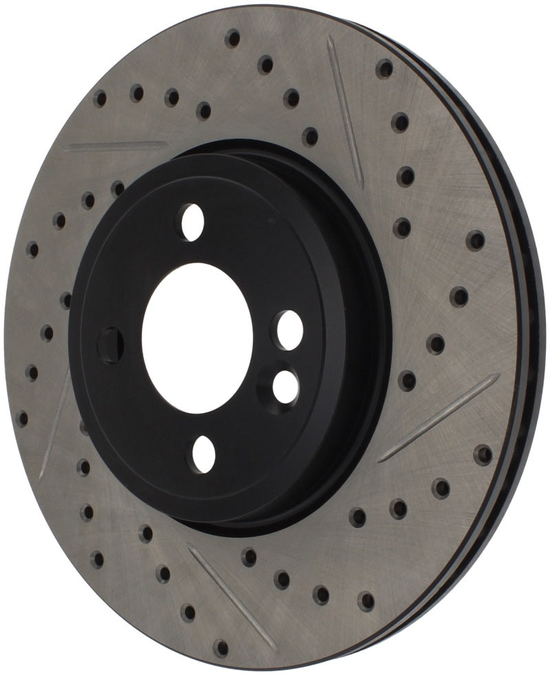 StopTech Slotted & Drilled Sport Brake Rotor 07-13 Mini Cooper - eliteracefab.com