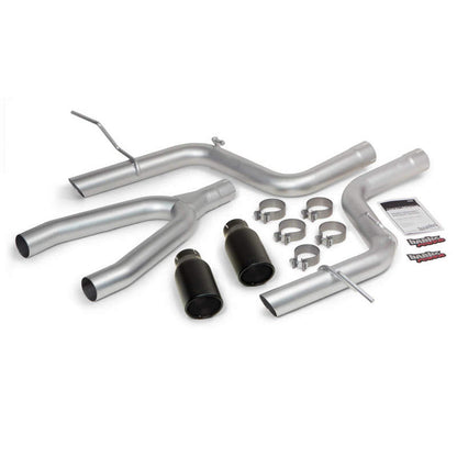 Banks Power 14 Jeep Grand Cherokee 3.0L Diesel Monster Exhaust Sys - SS Single Exhaust w/ Black Tip - eliteracefab.com