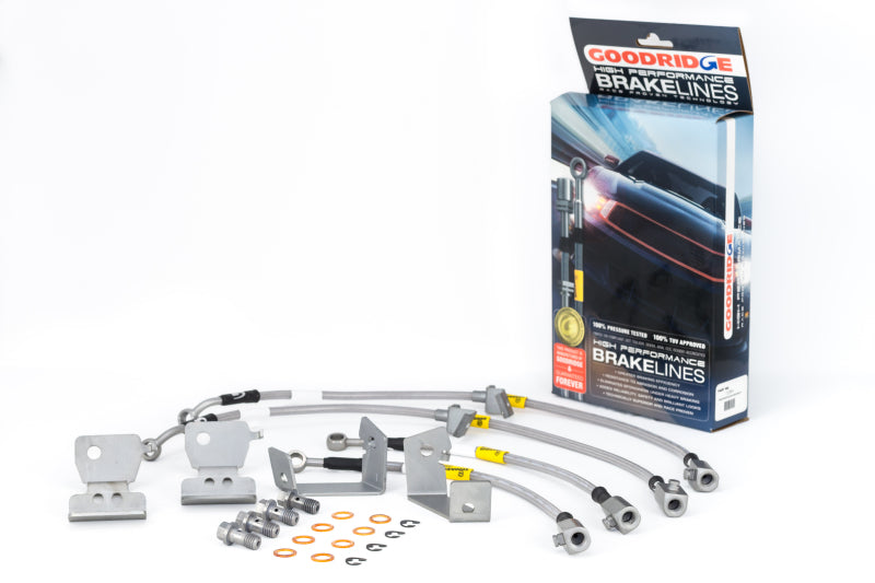 Goodridge 05-12 Ford Mustang w/ ABS Brake Lines - eliteracefab.com