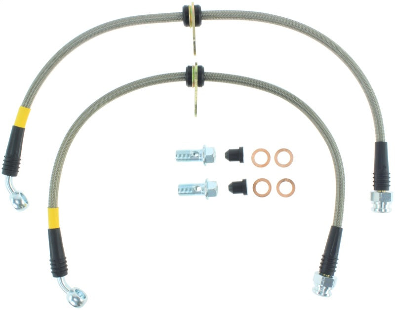 STOPTECH 94-01 INTEGRA / 99-00 CIVIC SI W/REAR DISC BRAKES REAR SS BRAKE LINES, 950.40500 - eliteracefab.com