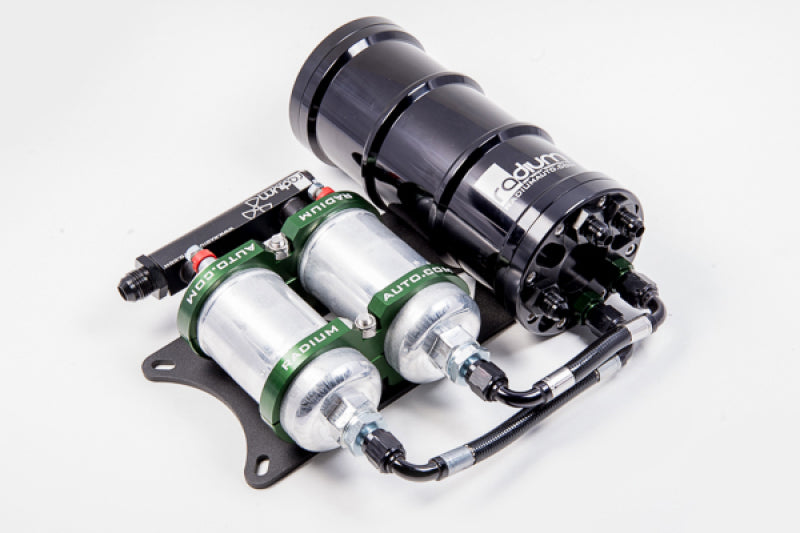 Radium Engineering Dual External Bosch 044 Horizontal Fuel Surge Tank (Pumps Not Incl) - eliteracefab.com