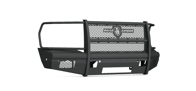 Road Armor 19-20 Ram 2500 Vaquero Front Bumper Full Guard 6 Sensor - Tex Blk - eliteracefab.com