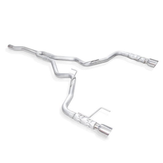 Stainless Works 2015-16 Mustang 2-1/2in Catback Retro Chambered Mufflers Stainless Works